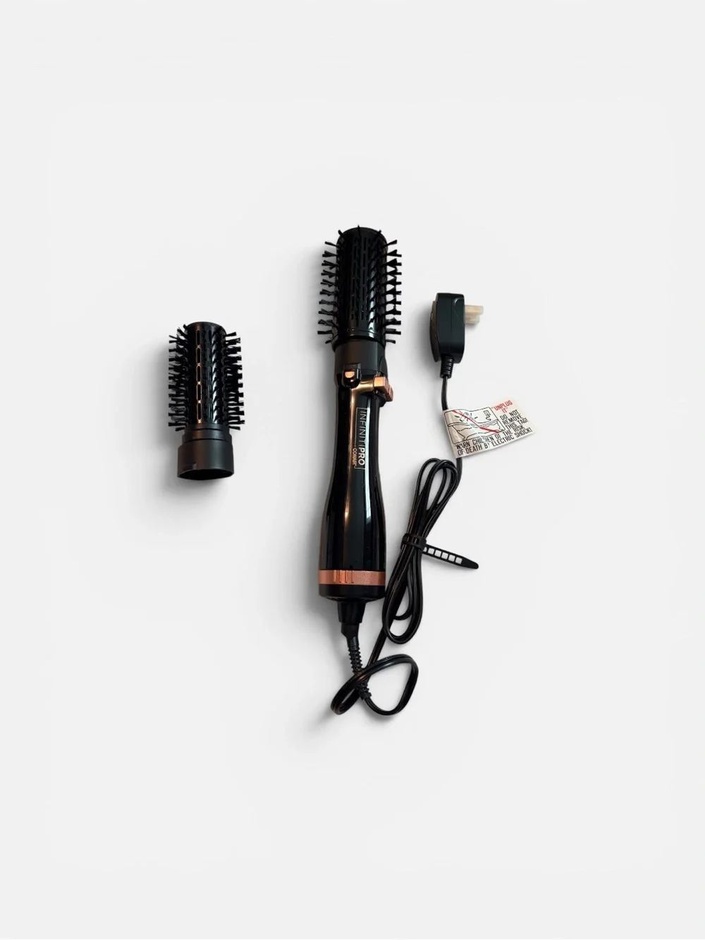 Conair InfinitiPRO 2-in-1 Hot Air Spin Brush Set Open Box